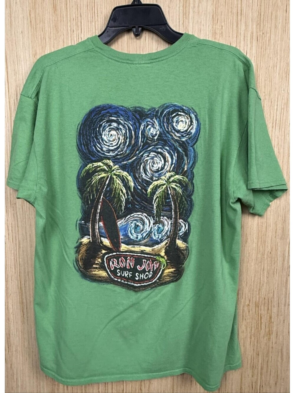 Ron Jon Surf Shop Shirt Mens XL Green Clearwater Beach Florida Graphic Tee